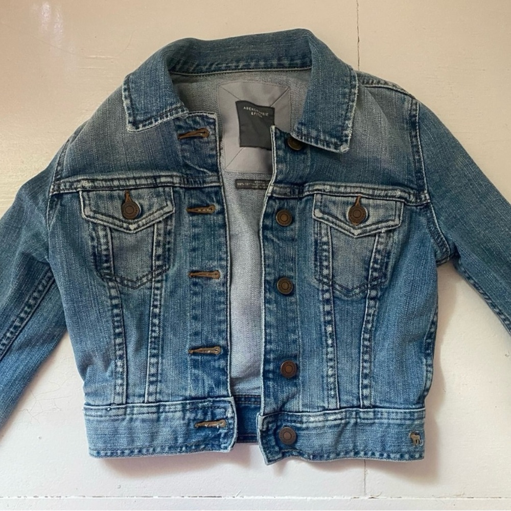 Abercrombie Cropped Jean Jacket